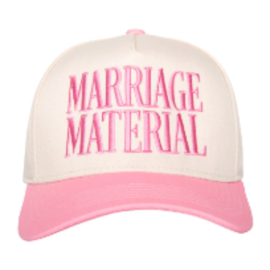 Marriage Material Hat | Funny Dating Cap Bachelorette Party Hat